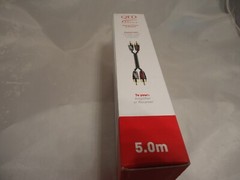 QED QE2707 Profile Precision Audio Cable – RCA to RCA – 5m (16.4 feet)