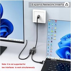 Ethernet Splitter 1 2 RJ45 Network Starlink Adapter LAN Cable Cat 5/5e/6/7/8