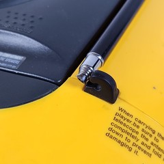 Sony CFD-980 ESP Sports Water Resistant Boombox CD Cassette AM/FM Yellow TESTED