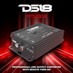 DS18 2-Channel High-to-Low Level Line Output Converter with Remote Turn-On