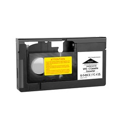 VHS-C TO VHS CONVERTER – LETS YOU PLAY OLD CAMCORDER TAPES THROUGH YOUR VIDEO