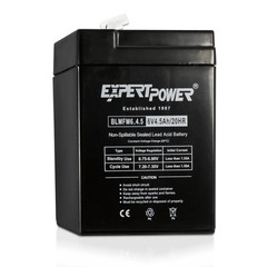 10 Pack – ExpertPower 6 Volts 4.5 Ah AGM SLA Rechargeable Batteries