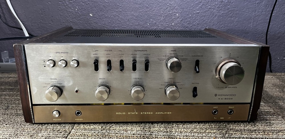 Kenwood KA-8004 Integrated Solid State Stereo Amplifier Untested 936736