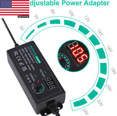 Universal Power Supply 3V~24V 3A 72W Adjustable Variable 3V 5V 9V 12V 18V 20V 24