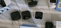 Lot of 3 Blink Outdoor, 1 indoor, doorbell, & Blink Floodlight with module