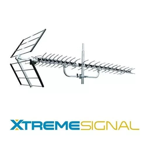 Xtreme Signal 70 Mile high-VHF/UHF Yagi Outdoor TV Antenna (HDB91X)