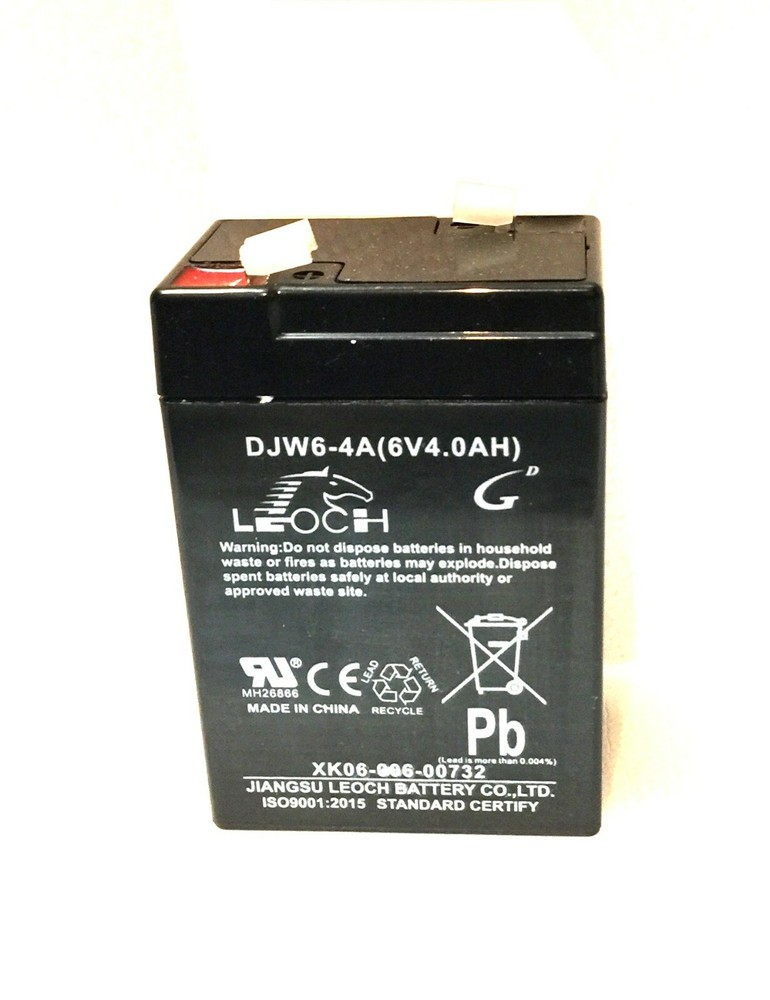 Leoch DJW6-4.0 (6 VOLT 4.0 AH) SLA BATTERY authentic