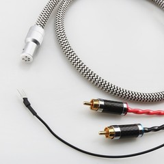 5 Pin DIN XLR Female to 2RCA Phono Cable Phono Line With Ground Wire RCA Cable
