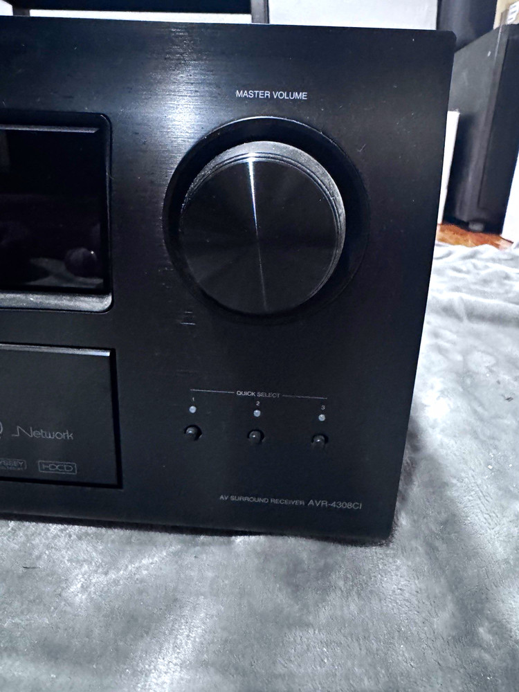 Denon AVR-4308CI 7.1 A/V Receiver Wi-Fi Streaming HDMI Dolby TrueHD Black