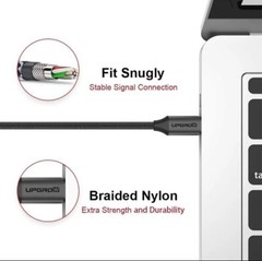 Upgrow USB C to DisplayPort Cable 4K@60Hz 6FT for Home Office USB C to DP