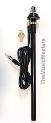 Universal Car Stereo Auto Radio ANTENNA 36″ Stainless Steel Retractable Key Lock