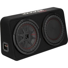 Kicker 48TCWRT102 CompRT 10″ subwoofer in thin profile enclosure, 2ohm
