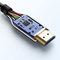 EVAIO 100ft Fiber Optic HDMI Cable – 18Gbps HDMI 2.0 4K@60Hz