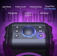 W-KING T9-2 Party Loudest Portable Bluetooth Speaker Wireless Boom Box 180W Max