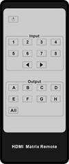 ANI-8-4K60-S 8×8 UHD 4K/60Hz HDMI Matrix Switcher with Scaler/Audio Extractor