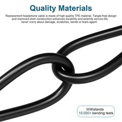 2-Pack Replacement Audio Cable w/Mic For BOSE QuietComfort 25 QC25 Headphones