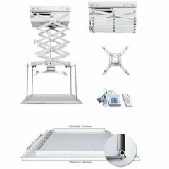 1M Projector Bracket Motorized Electric Lift Projector Lift with Remote Control