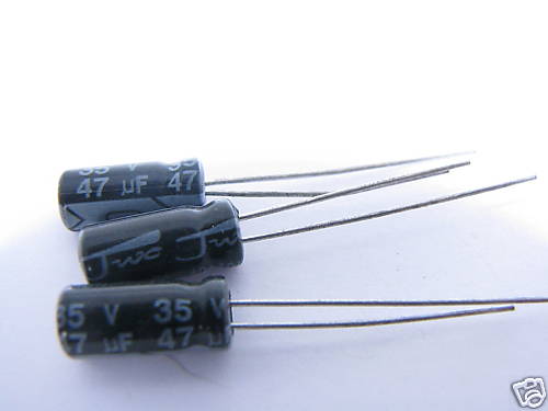 Capacitor 47uf 35V Electrolityc 105c 20Pcs