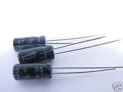 Capacitor 47uf 35V Electrolityc 105c 20Pcs