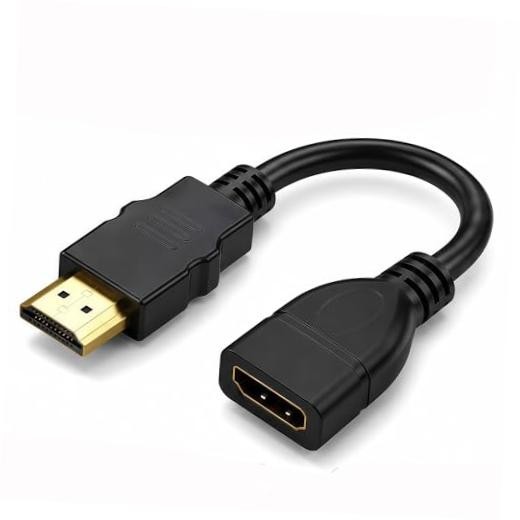 1.5ft 4K HDMI Extender, Short HDMI Extension Cable 2.1 4K@30Hz/ 1.5ft (0.5m)