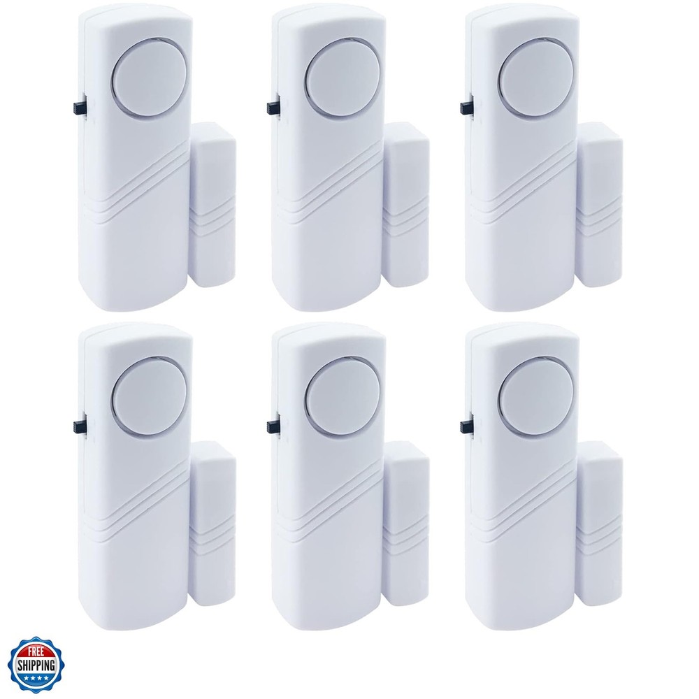 Door Window Alarm, 90DB Door Alarms for Kids Safety, Wireless Sensor Door Win…