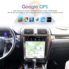 15″ Android Navigation Car Gps Stereo Radio Carplay 64g For Lexus Gx Gx400 Gx460