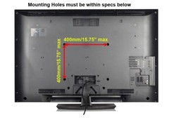 SLIM LCD LED PLASMA FLAT TILT TV WALL MOUNT BRACKET 24 30 32 37 42 45 46 47 50