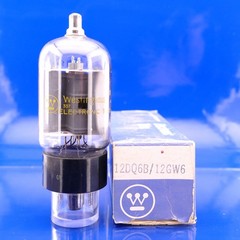 One WESTINGHOUSE 12DQ6B 12GW6 Tube NOS NIB GM[%] : 113 EM[%]: 80 AMPLITREX