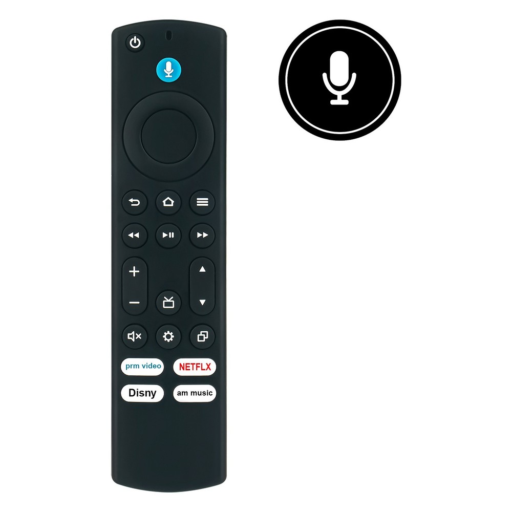 Voice Replace Remote for Insignia TV NS-50F501NA26 NS-43F501NA26 NS-55F501NA26