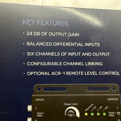AudioControl Matrix Plus 6-Channel High-Gain Active Line Driver