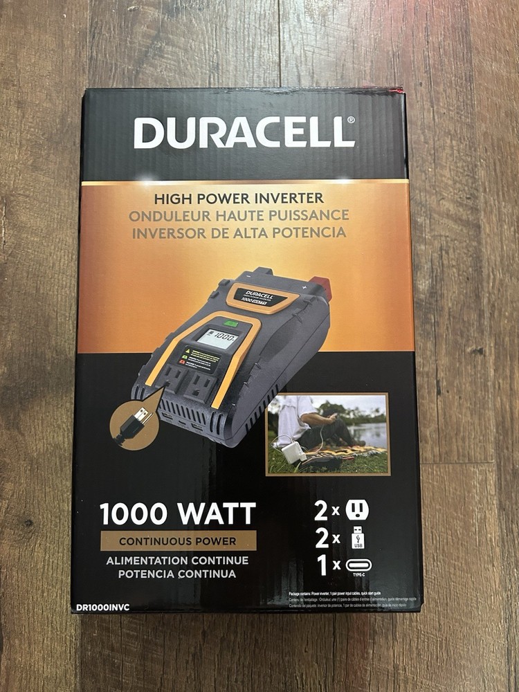Duracell 1000W High Power Inverter Continuous Power FREE SHIPPING!!!!!