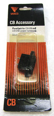 Vanco CBJ2B Panel jack for CBH2B & CBH2W Power Harnesses CB Radio Accessory Kit
