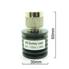 5W RF Coaxial Dummy Load Resistor PL259 UHF Male DC-1GHz 50 Ohms Round U Type