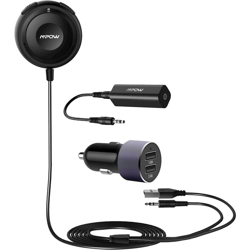 Mpow MBR2 Bluetooth Car Kit | Bluetooth 5.0 Receiver with Dual USB Car Charger