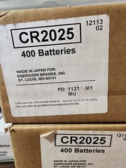 5 BULK ENERGIZER CR2025 CR 2025 3v Lithium Battery MADE IN JAPAN EXPIRE 2027