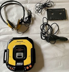 Panasonic Portable CD Player Mash Shock Wave SL-SW405 No Sound Parts Lot Only