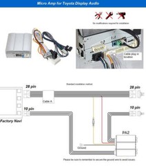 Beat-Sonic ENA-2S1 Plug and Play Encore Alpha Power Amplifier Kit for GR86 BRZ