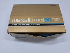 10 MAXELL XLII-S 90 Gold Super Fine Epitaxial High Bias Cassette Tapes