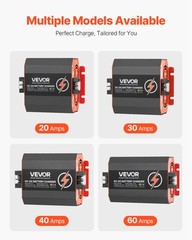 VEVOR 12V 40A DC to DC Charger Battery Charger 500W for Lead-Acid and Lithium