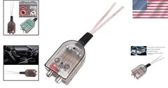 Car Audio High to Low Impedance Converter 12V for Car Stereo Speaker System