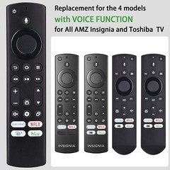 Voice Remote Compatible for Insignia,Toshiba,Pioneer AMZ Omni,4-Series Smart TVs