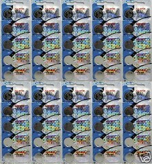 50 Maxell CR1616 1616 Lithium 3V Batteries Hologram