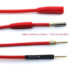 2mm Pin Plug to 4mm Banana Female Adapter 4-Pack 3 inches