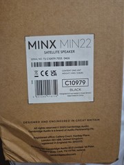 Cambridge Audio Minx Min 22 Speaker (Black) – Open Box New No Clip