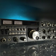 YAESU FT-102 HF Amateur Radio Transceiver For Parts Repair Restoration