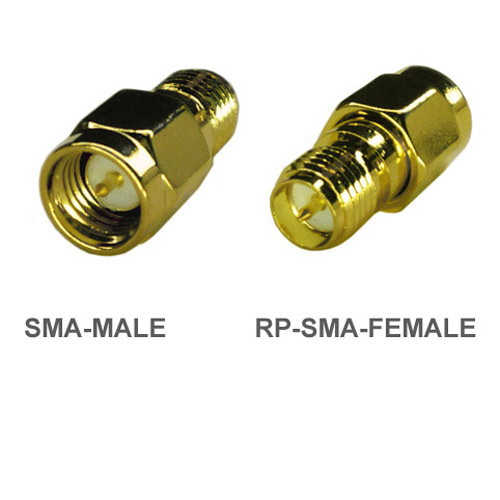 1pcs SMA-Male to RP-SMA-Female Adapter Connector