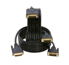 DVI Cable Male DUAL LINK DVI-D Monitor Wire 24+1 Pin 3ft 6ft 10ft 15ft 25ft -LOT