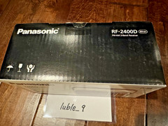 New Panasonic RF-2400D AM/FM Portable Radio Battery or AC Emergency Radio Silver