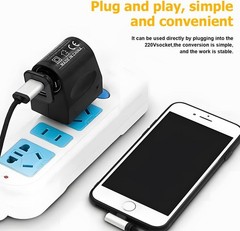 110V-240V AC Plug To 12V DC Car Cigarette Lighter Converter Socket Adapter Lot