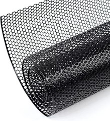 Universal 40″x13″ Car Grill Mesh – Aluminum Alloy 6x1mm Honeycomb – Black